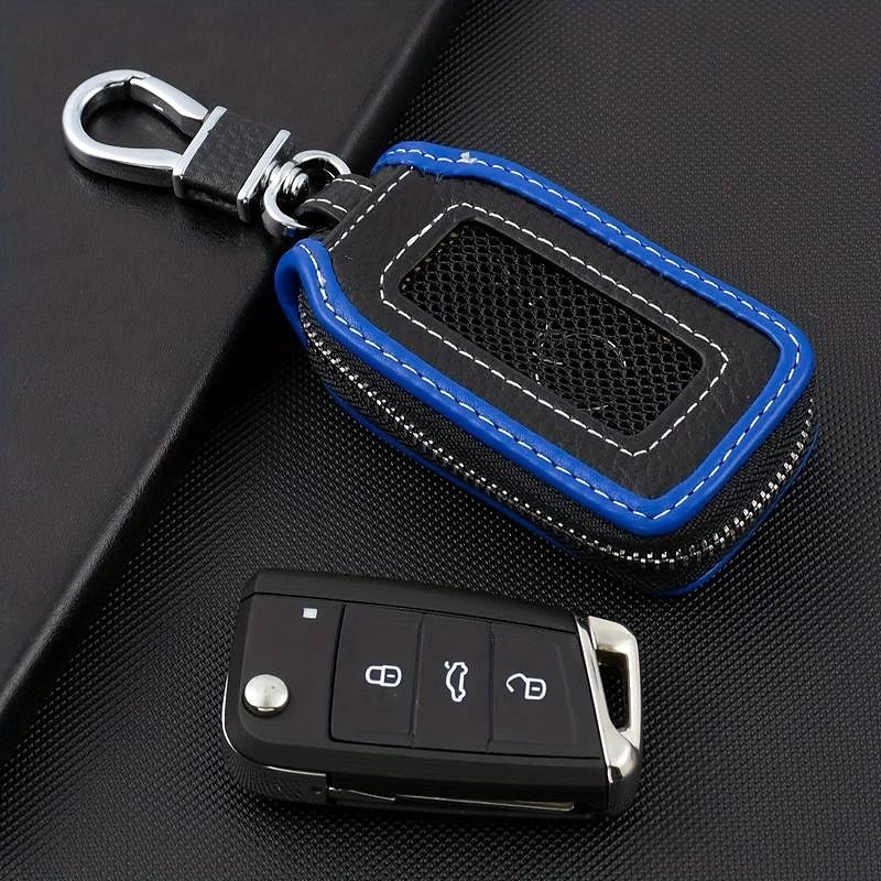 1pc Men's And Women's Pink And Brown Universal Key Bag Car Key Bag Home Key Storage Bag 2024 - GBP £8