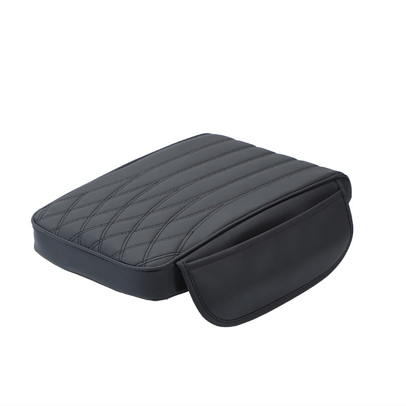 Car Armrest Box Cushion Thickening With Storage Pocket Universal Central Armrest Box Pillow Protector Car Memory Foam Booster Cushion 2024 - $18.99