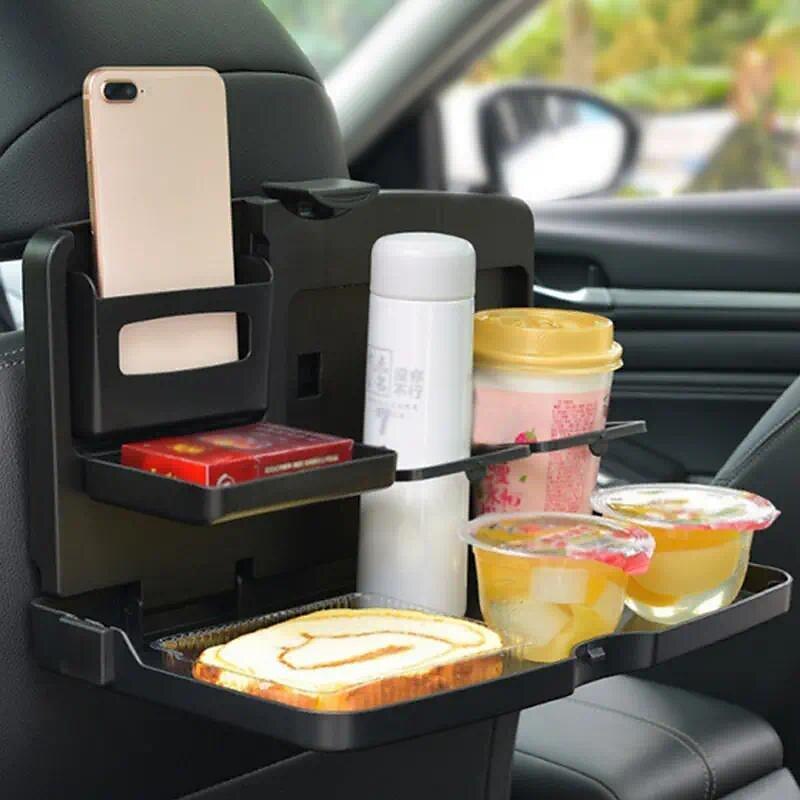Universal Folding Car Bracket for Food Drink Phone Holder Car Storage Box Tray Auto Rear Seat Table Dinner Plate 2024 - $12.99