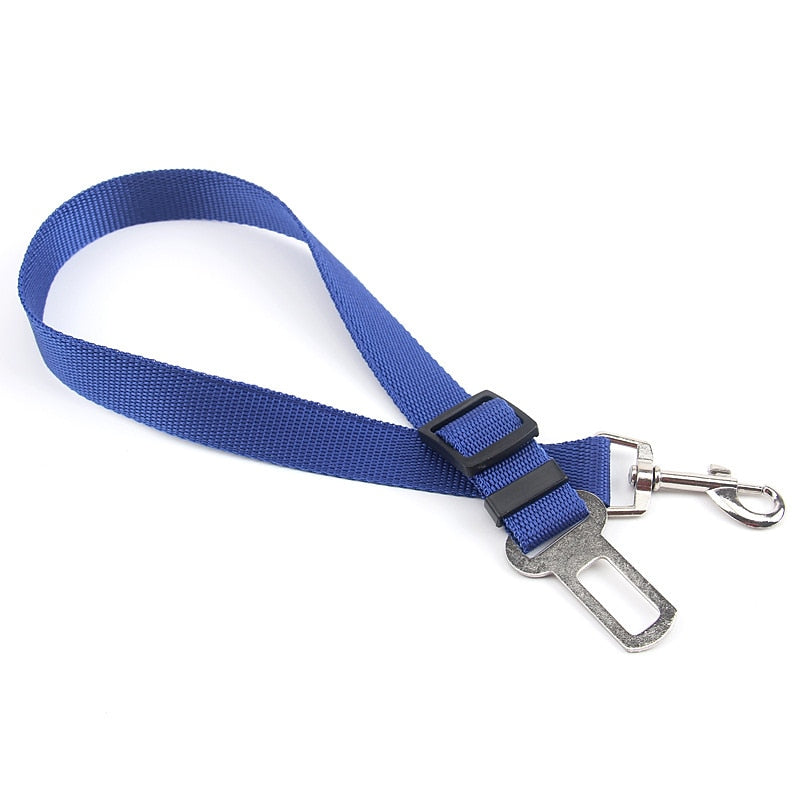 Safety Seat Belt Of Dog Pet Car Safety Harness Restraint Lead Adjustable Travel Clip New 2024 - $5.49