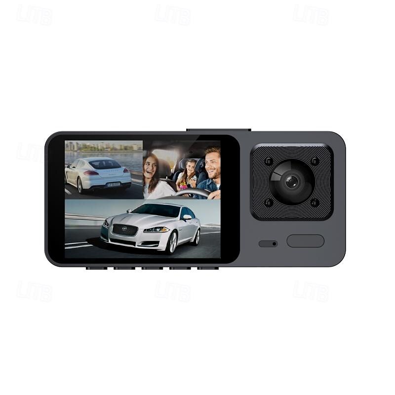 2.0-inch Three-lens Car Camera Three-way High-definition Night Vision Driving Recorder 2024 - $23.99