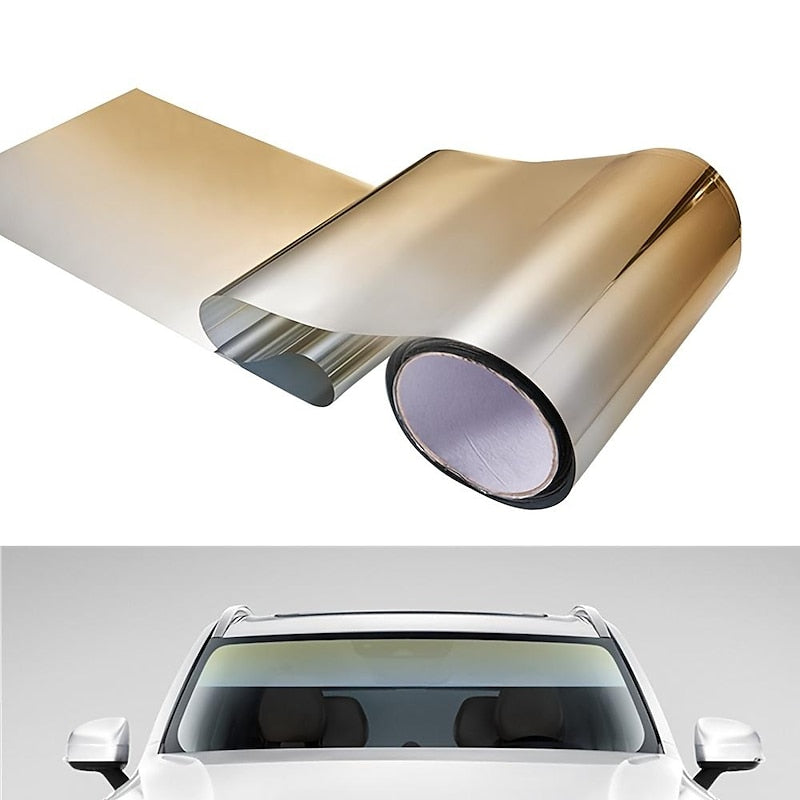 20X150cm Car Front Windshield Tint Sun Blocking Window Tint Universal Sun Shade Sun Visor Protection Film Windshield Sun Protection Sticker Car Access