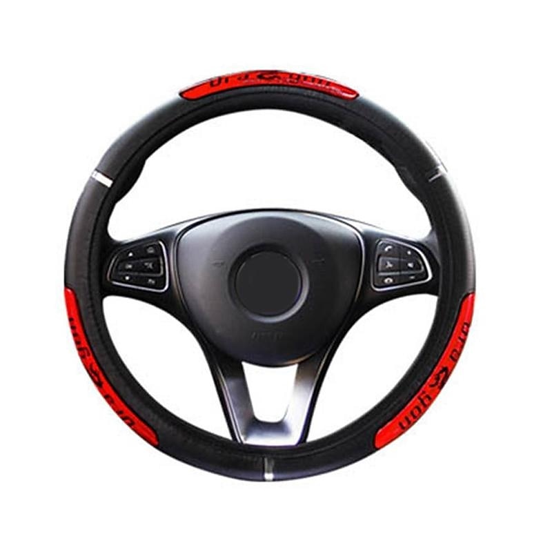 StarFire Reflective Synthetic Leather Steering Wheel-flywheel/China Dragon Design Car Steering Wheel Covers 2024 - GBP £7