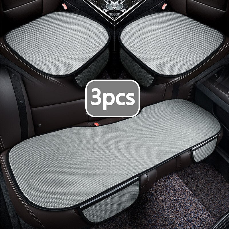 Summer Car Seat Covers Front Universal Car Seat Cushion Mat Ice Silk Auto Seat Cover protector Backseat Pad For Cars SUV 2024 - $12.99