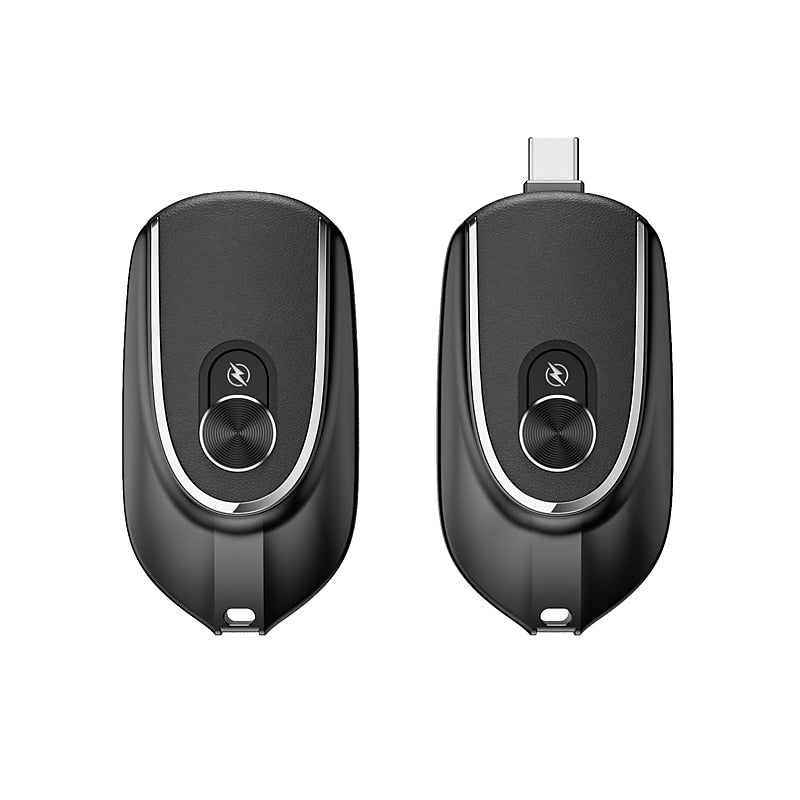 New mini emergency charging treasure keychain hanging buckle charging treasure portable gift emergency mobile power supply 1500M 2024 - GBP £10