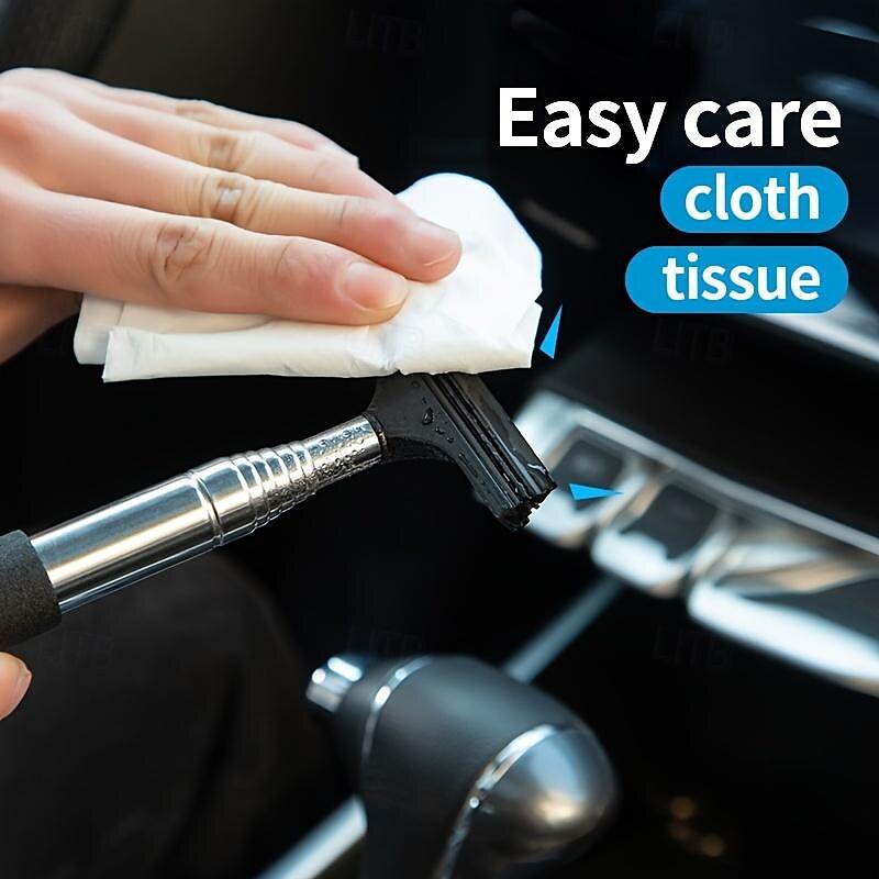 Starfire Car Rearview Mirror Wiper Rearview Mirror Water Removal Wiper Artifact Reflector Anti-Fog Water Removal Retractable Wiper 2024 - $12.99