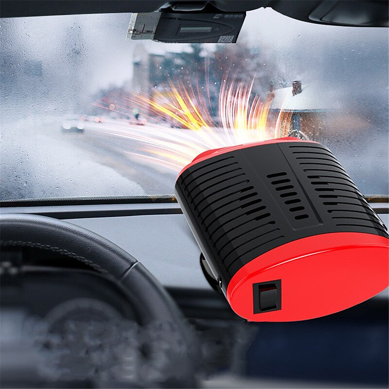 150W Car Heater Electric Cooling Heating Fan 12V Electric Dryer Windshield Defogging Demister Defroster Cigarette Lighter 2024 - RON 55.29