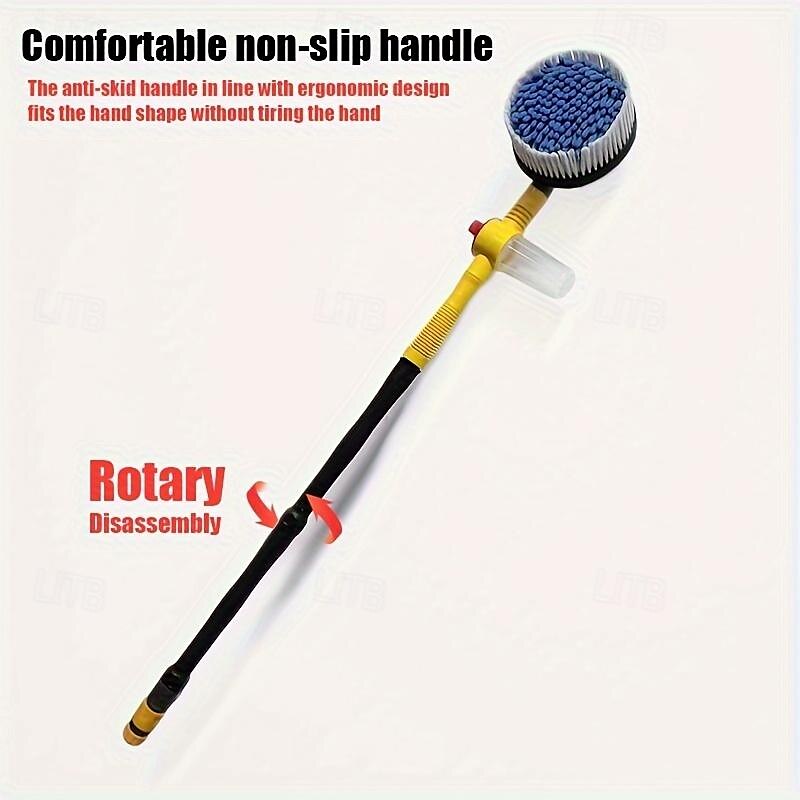 Starfire Car Rotating Water Brush Car Wash Mop High Pressure Water Gun Foam Car Wash Brush Household Convenient Car Wash Machine Set 2024 - GBP £39