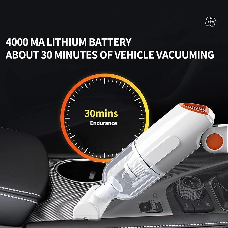 15000Pa 120W Wireless Car Vacuum Cleaner Blowable Cordless Handheld Auto Vacuum Home&Car Dual Use Mini Vacuum Cleaner 2024 - $32.99