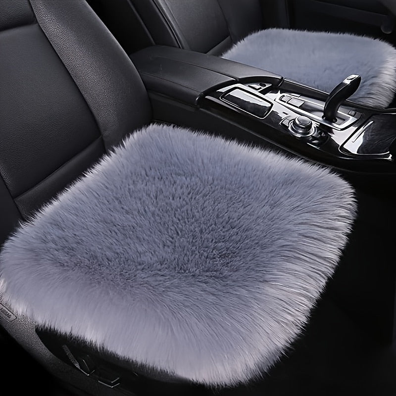 Car Seat Cushion Winter Thickened Warm Breathable Seat Cushion Cover Simple Plush Vent Car Interior Seat Cushion 2024 - RON 16.51
