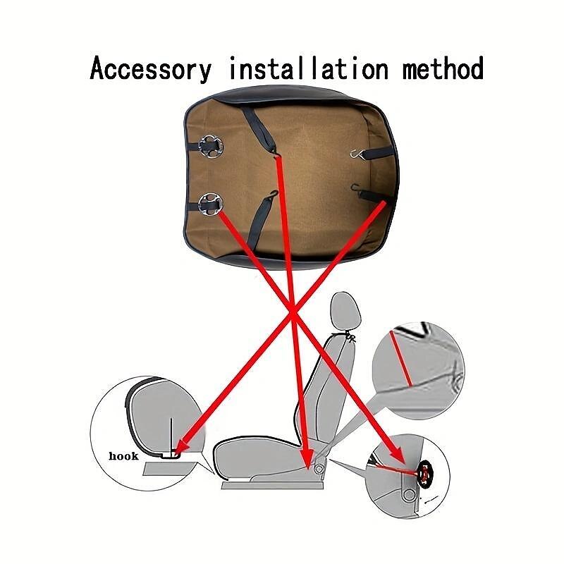 Upgrade Your Car with a Stylish PU Leather Seat Cover - Universal Fit Front Car Seat Cover PU Leather Seat Cushion Automobiles Seat Protector Universa