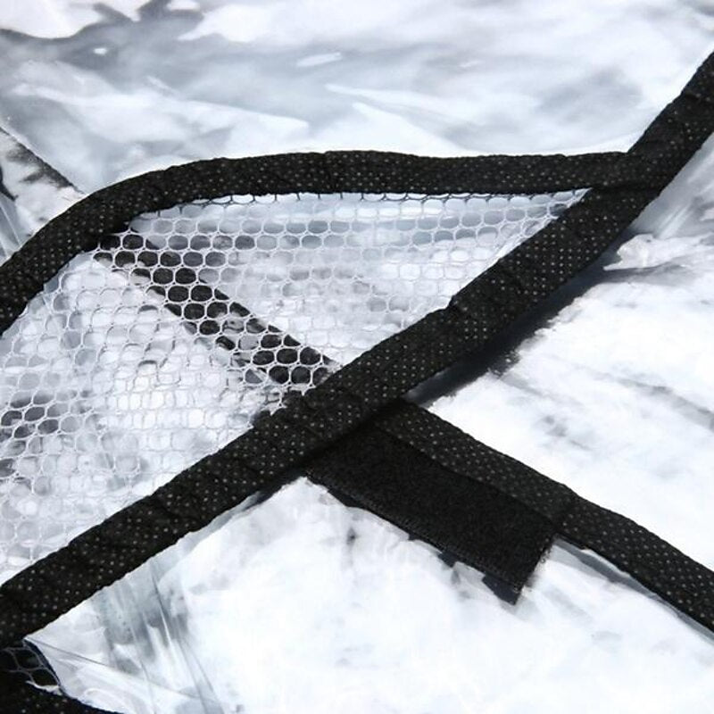 Universal Baby Stroller Rain Cover Pram Raincover Pushchair EVA Transparent and Waterproof for Buggy Baby Stroller Baby Carriage Travel Outdoor 2024 -