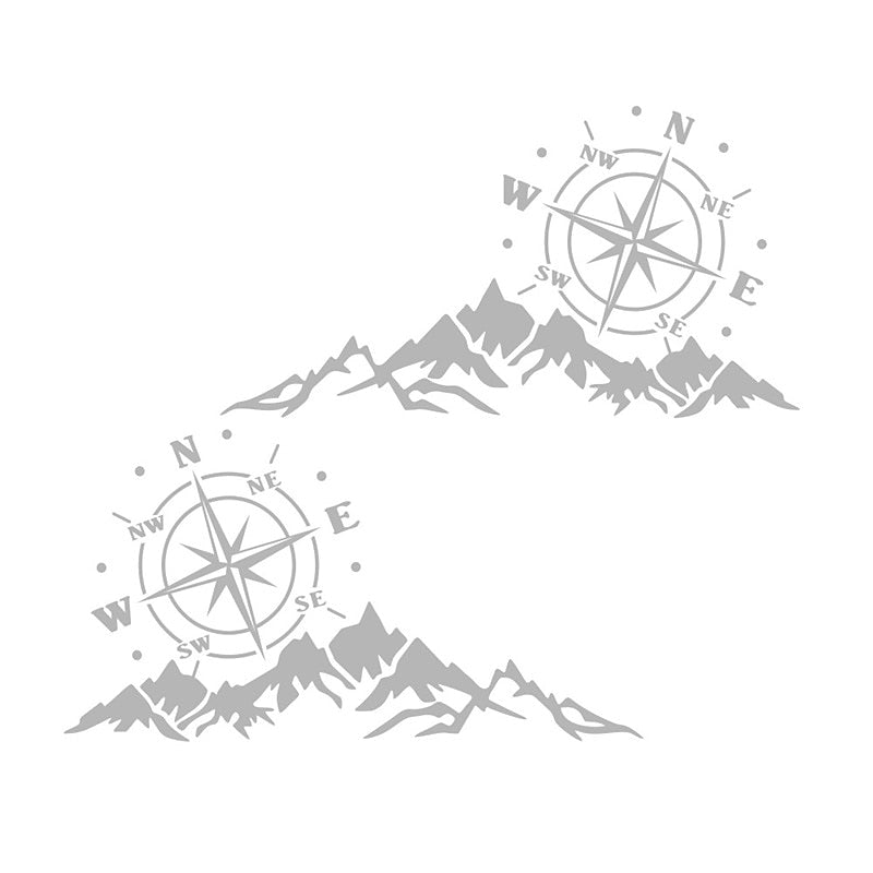 Doordash DIY Design Car Truck Decorative Stickers for SUV Mountain Adventurers Compass Cross-Country Rv Camper Car Accessories 2024 - $7.99