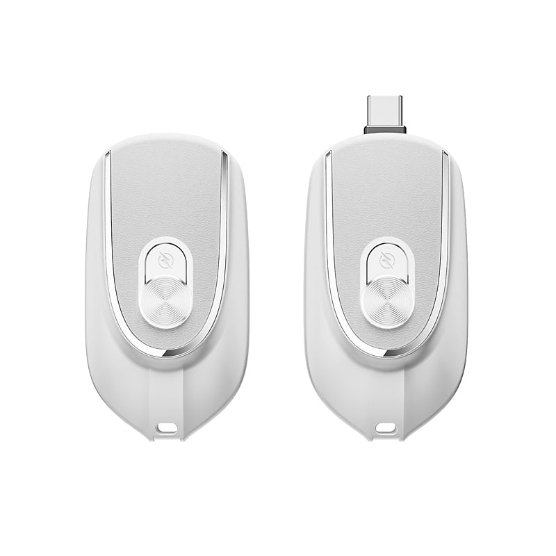 New mini emergency charging treasure keychain hanging buckle charging treasure portable gift emergency mobile power supply 1500M 2024 - GBP £10