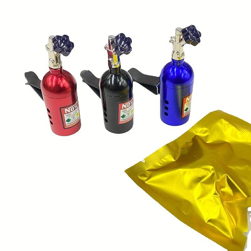 1Pc Car Solid Perfume Refill Freshener. Nos Car Air Vent Perfume Aromatherapy Clip. Auto Odor Eliminator Air Fresheners Car Decoration Accessories 202