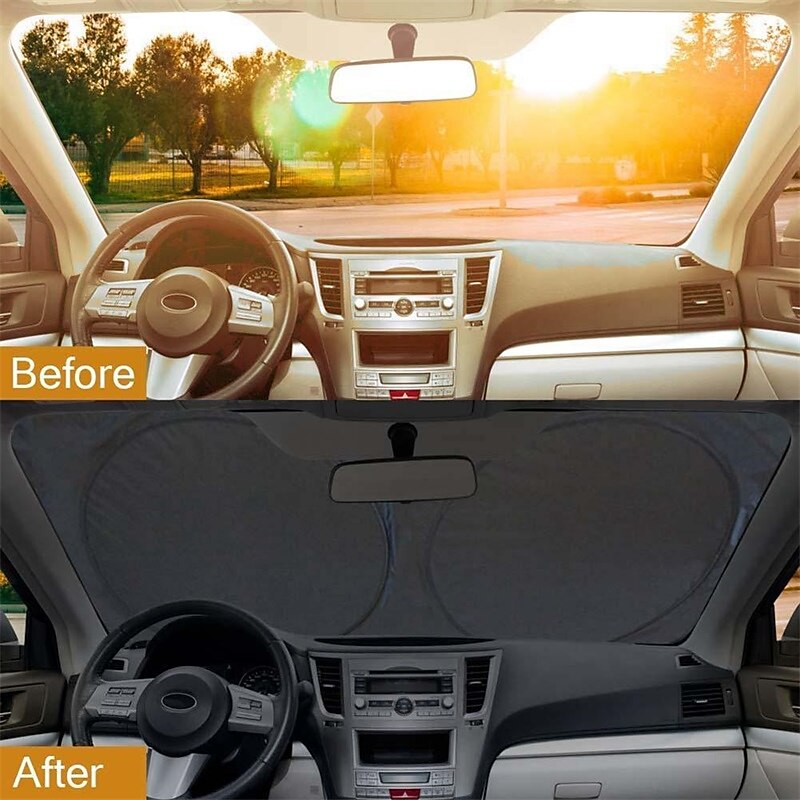 StarFire Car Window Sunshade Cover Sun Shade Windshield Visor Protector Windscreen Folding Auto UV Protection Curtain Styling Accessories 2024 - $8.99