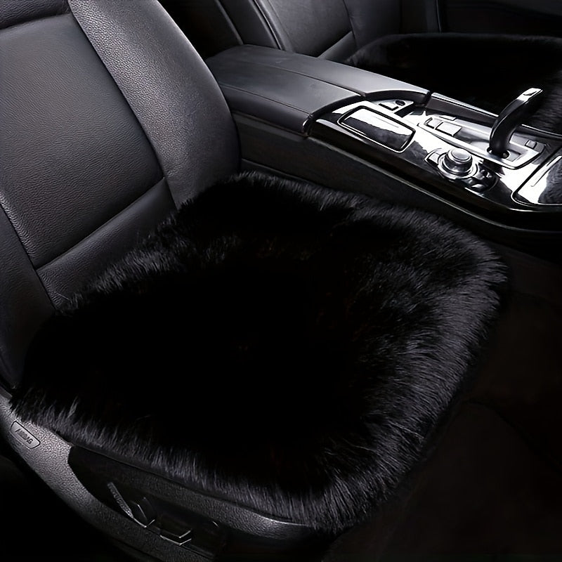Car Seat Cushion Winter Thickened Warm Breathable Seat Cushion Cover Simple Plush Vent Car Interior Seat Cushion 2024 - RON 16.51