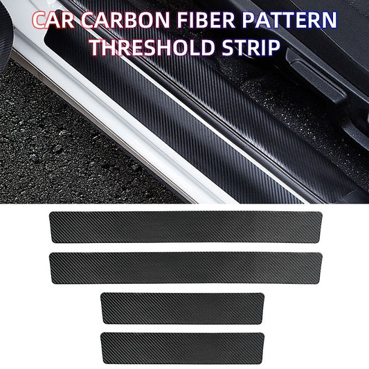 4PCs Car Door Stickers Universal Sill Scuff Anti Scratch Carbon Fiber Auto Door Sticker Car Accessories Styling 2024 - $7.99