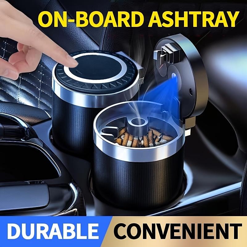 StarFire Car Ashtray Multi-functional Personalized Car Supplies General Household Portable Metal Liner Ashtray 2024 - $7.99
