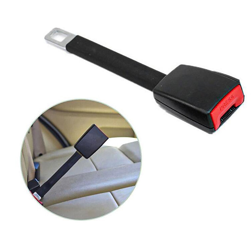 2Pcs Car Auto Seat Belt Extender Extention Buckle Safety Clip 25CM*5CM Universal  Safety Seatbelt Auto Interior Modeling Safety Clip For 21mm Locking