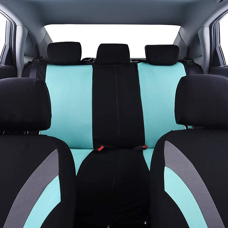 StarFire 9pcs Line Rider Universal Car Seat Cover 100% Breathable with 5mm Composite Sponge Inside 7 Colors Optional 2024 - $27.99