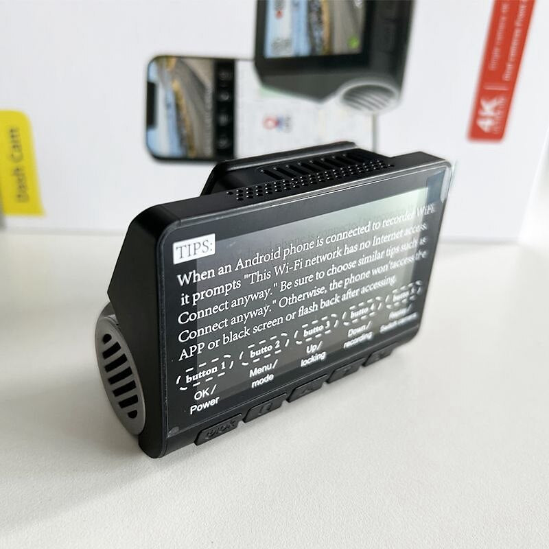 V55 1080p / 1440P / 2160P New Design / HD / Boot automatic recording Car DVR 170 Degree Wide Angle 3 inch IPS Dash Cam with WIFI / GPS / Night Vision