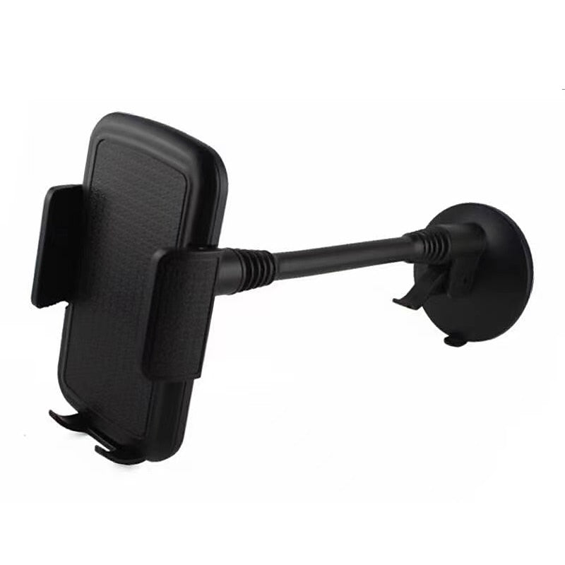 Cell Phone Holder Stand Mount Adjustable Removable Windshield Window Mobile Holder Suction Cup Anti-Shake Phone Holder Compatible All Cell Phones 2024
