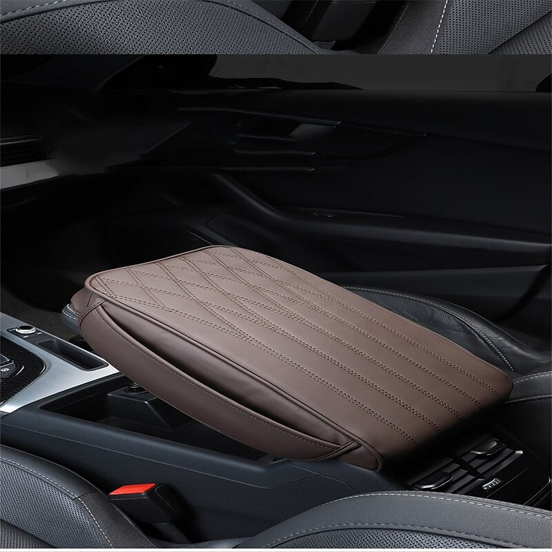 Car Armrest Box Cushion Thickening With Storage Pocket Universal Central Armrest Box Pillow Protector Car Memory Foam Booster Cushion 2024 - $18.99