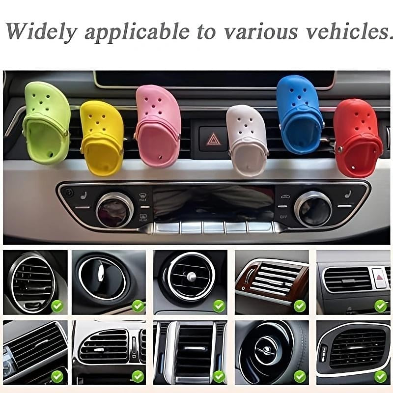 3pcs Car Fragrance Perfume Diffuser Ventilation Clip Creative Cute Shoe Shaped Car Accessories Decoration 2024 - RON 52.22
