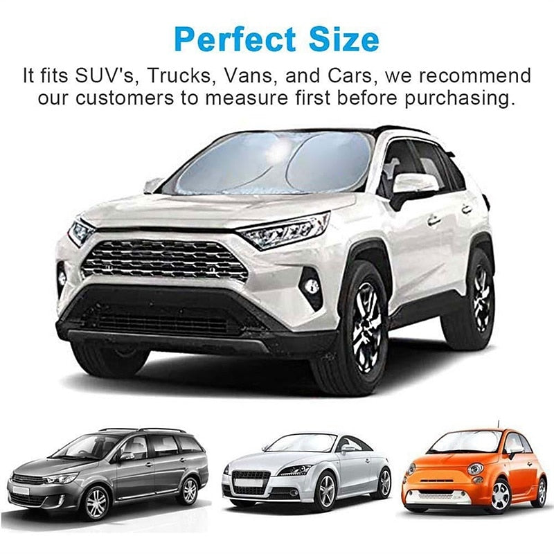 StarFire Car Window Sunshade Cover Sun Shade Windshield Visor Protector Windscreen Folding Auto UV Protection Curtain Styling Accessories 2024 - $8.99