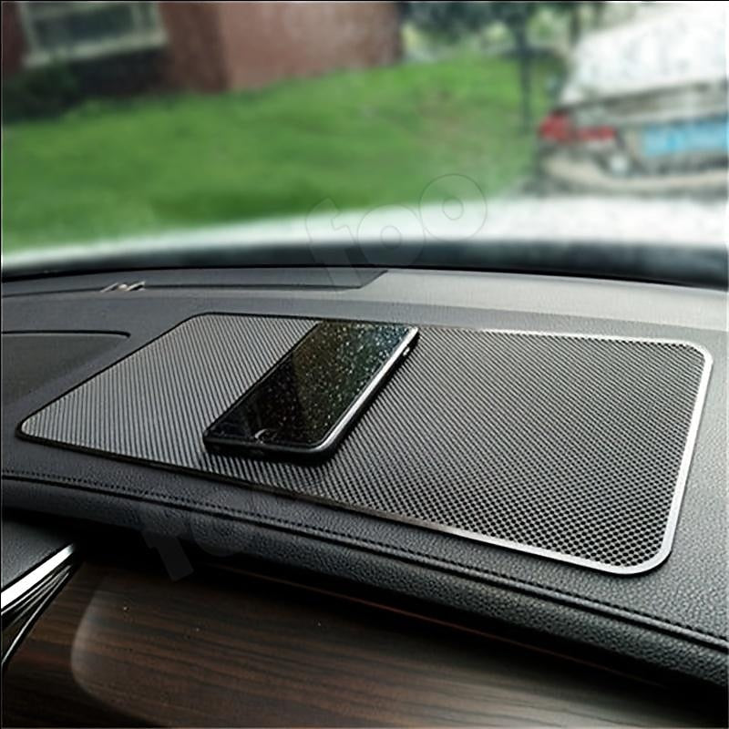 Car Dashboard Non-Slip Sticky Mat Phone Key Holder Non-Slip Mat Magic Anti-Slip Pad Adhesive Mat Car Sticker For BMW Car Accessories (200mm X 130mm) 2