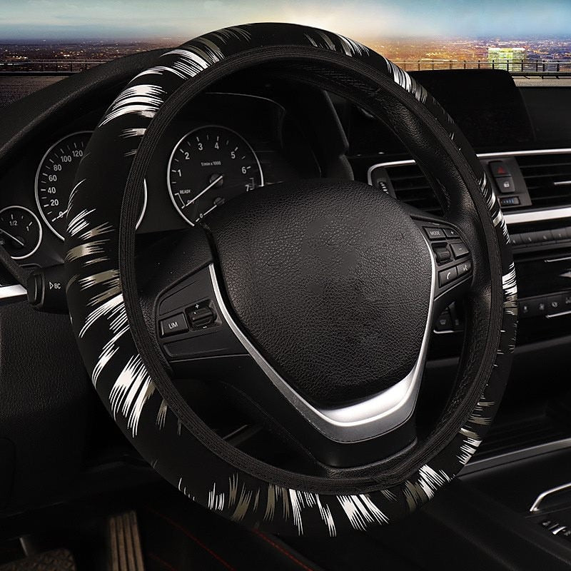 1 PCS Faux Leather Car Steering Wheel Cover Easy to Install Universal Fit For 141/2-15 2024 - $7.99