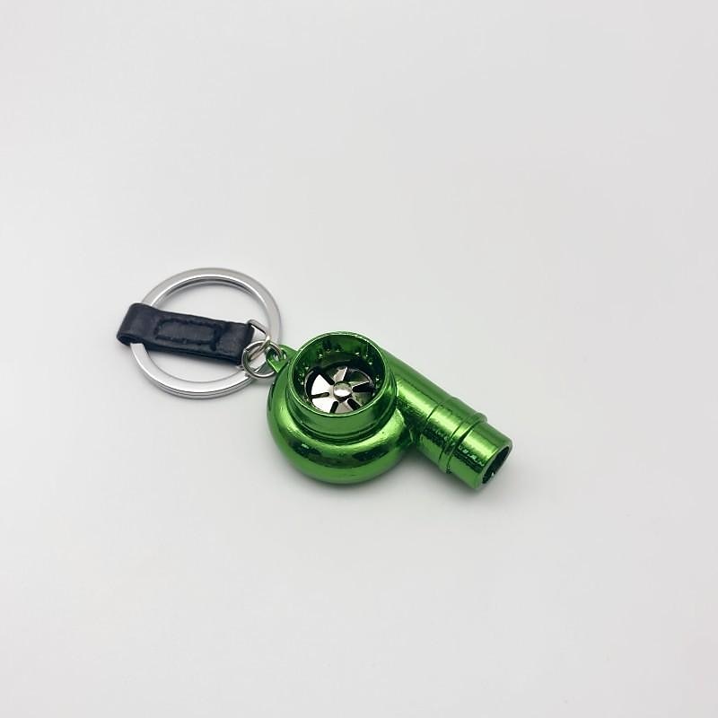 StarFire Real Whistle Sound Turbo Car Keychain Sleeve Bearing Spinning Turbo Key Chian Auto Part Turbine Turbocharger Key Ring Key Holder Accessoies 2