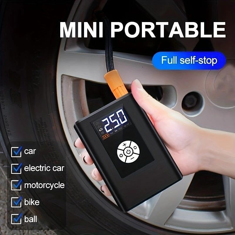 Wireless Car Air Pump 120W 150PSI Portable Digital Air Compressor Electric Auto Pump Tire Inflator For Car Motorcycle Bike Balls 2024 - RON 153.68