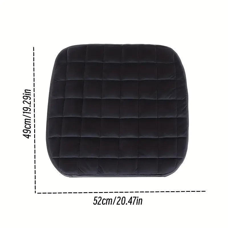 Warm Single Pad Car Seat Cushion Plush Backless Tie Free Anti Slip Car Seat Cushion Autumn And Winter 2024 - GBP £10