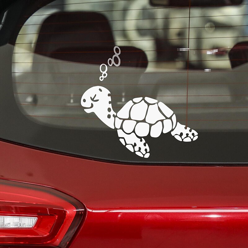 2PcsCute Turtle Car Sticker. Car Landscaping Decoration Sticker 2024 - GBP £5