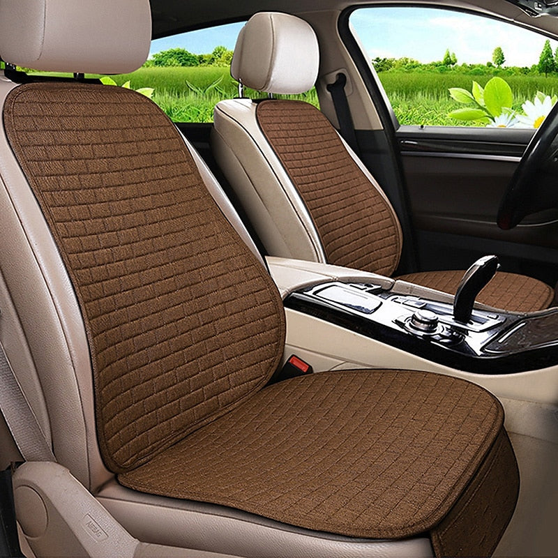 Car Front Rear Seat Cover flax seat protect cushion automobile seat cushion protector pad car covers mat protect for Volkswagen/Toyota/Ford/Audi A3 A5