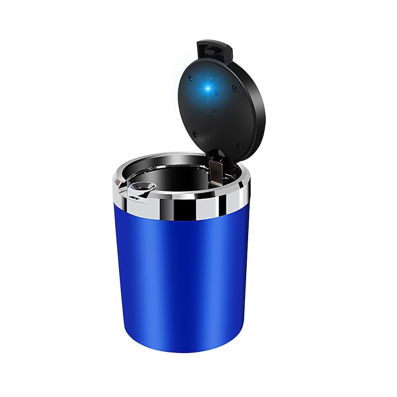 StarFire Portable Auto LED Ashtray With Blue Light Car Styling Smokeless Ash Tray For AUDI A3 A4 A5 A6 A7 A8 Accessories 2024 - GBP £7