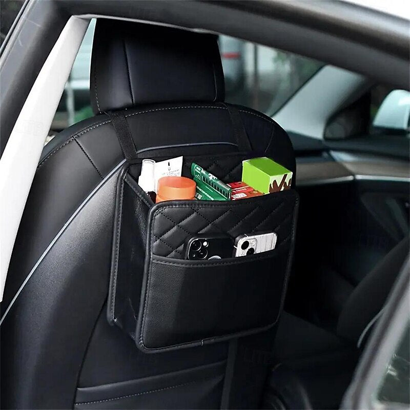 StarFire Car Storage Hanging Bag Car Seat Back Garbage Bag Car Seat Back Storage Box Multifunctional Storage Box 2024 - $11.99