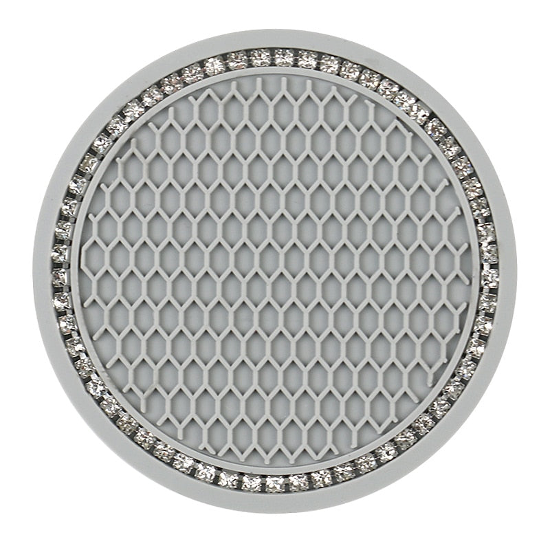 4pcs  Car Coasters PVC Texture Soft Glue Portable Anti-slip Cup Holder Mat Anti-deform Comfortable Touch Car Interior Accessories 2024 - $6.99