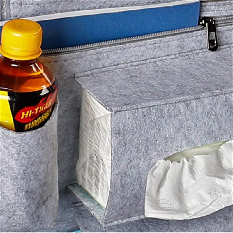 Car Backseat Organizer with Multiple Storage Pockets Easy to Install Durable Leather For SUV Truck Van 2024 - GBP £12