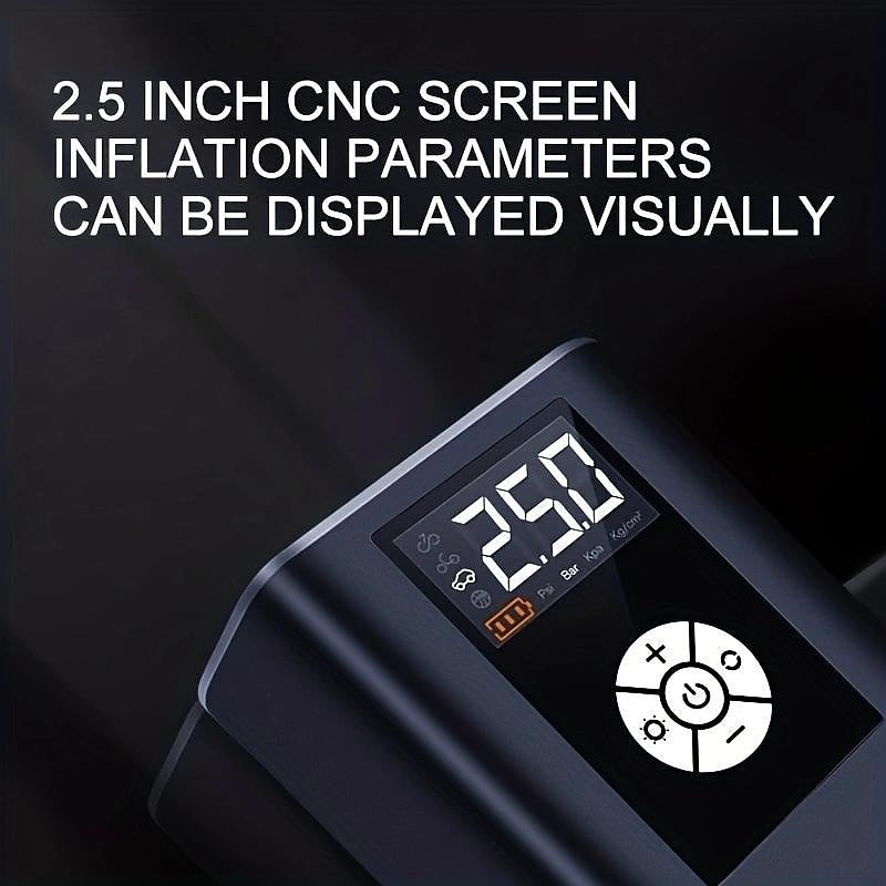 Wireless Car Air Pump 120W 150PSI Portable Digital Air Compressor Electric Auto Pump Tire Inflator For Car Motorcycle Bike Balls 2024 - RON 153.68