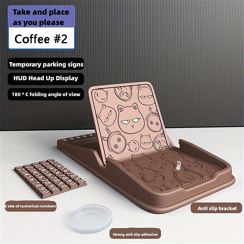 Starfire Car Mobile Phone Holder Car Holder Car Navigation Rack Snap-On Fixed Support Frame Creative Anti-Slip Mat 2024 - $13.99